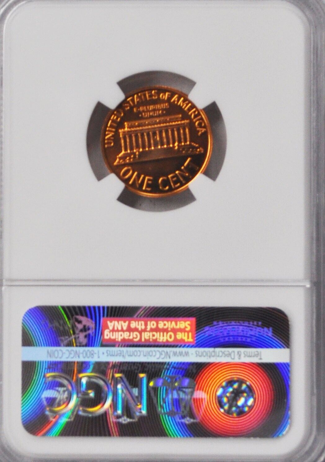 1960 1c Proof Lincoln Memorial Cent One Penny NGC PF67 RD Gem Large Date