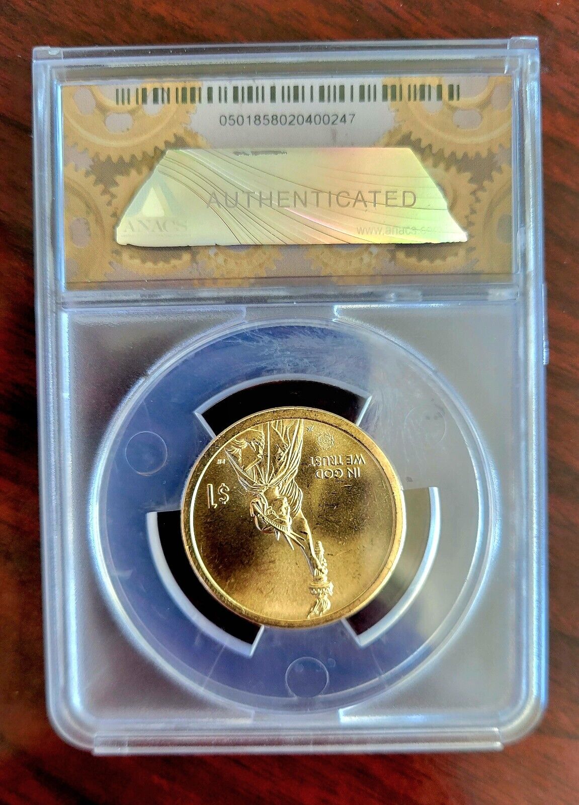 2019 Innovation Dollar Georgia Trustees' Garden MS67 ANACS First Strike