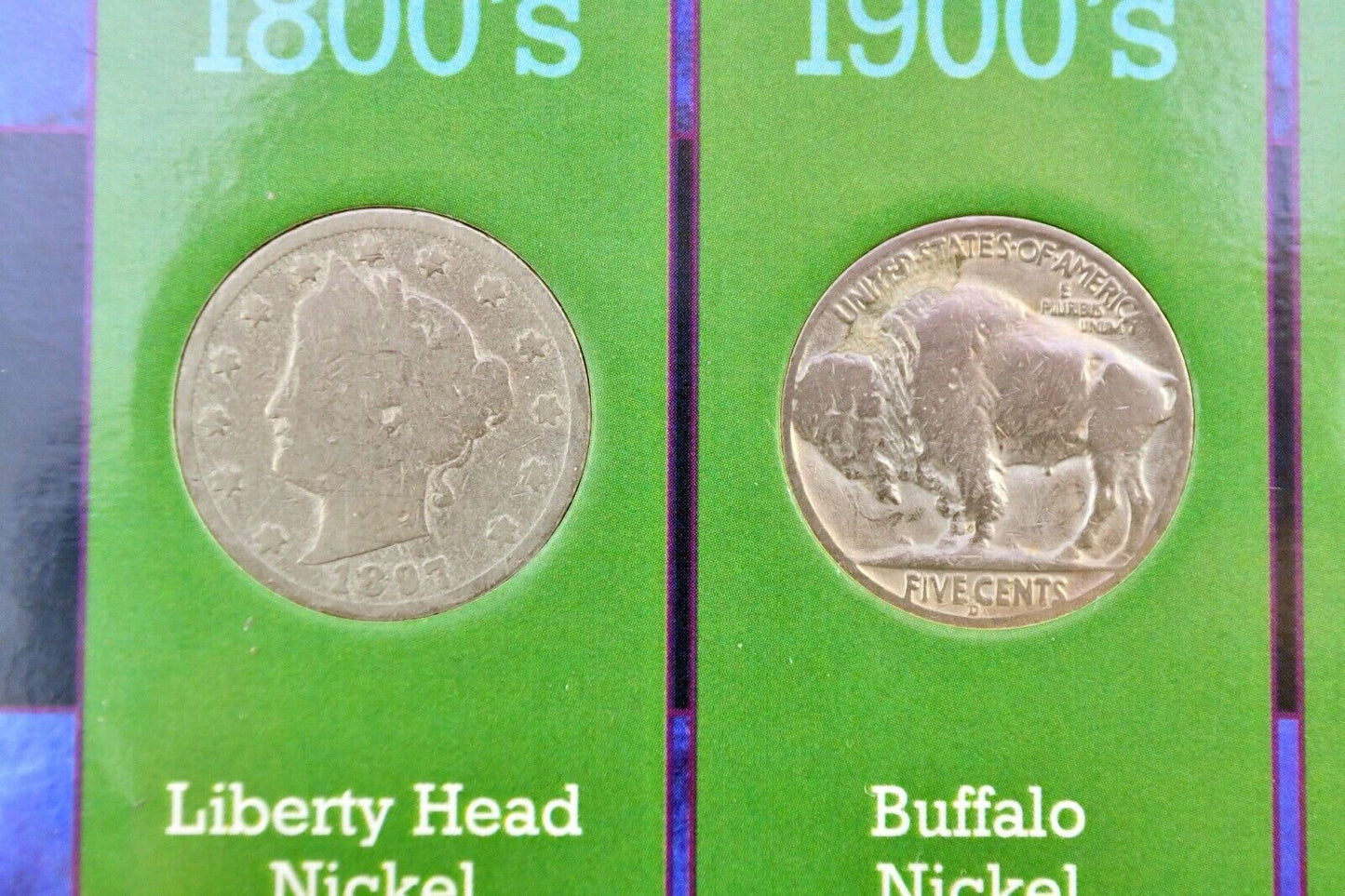 Three Centuries of American Nickels Buffalo, Liberty V, and Bison