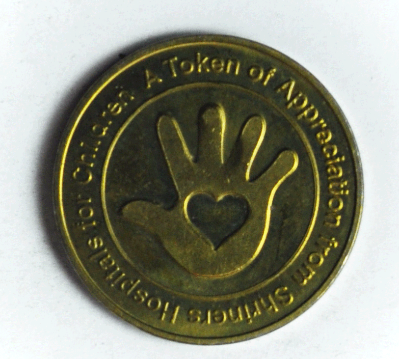 Shriners Hospitals Appreciation Token For Children Love to Rescue 26mm