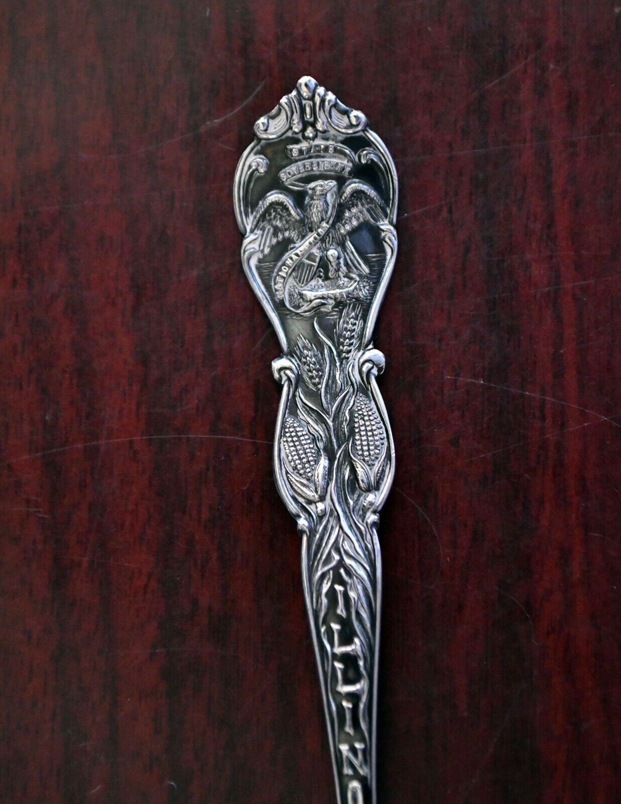 First United Presbyterian Church Illinois Sparta Sterling 5" Souvenir Spoon .4oz