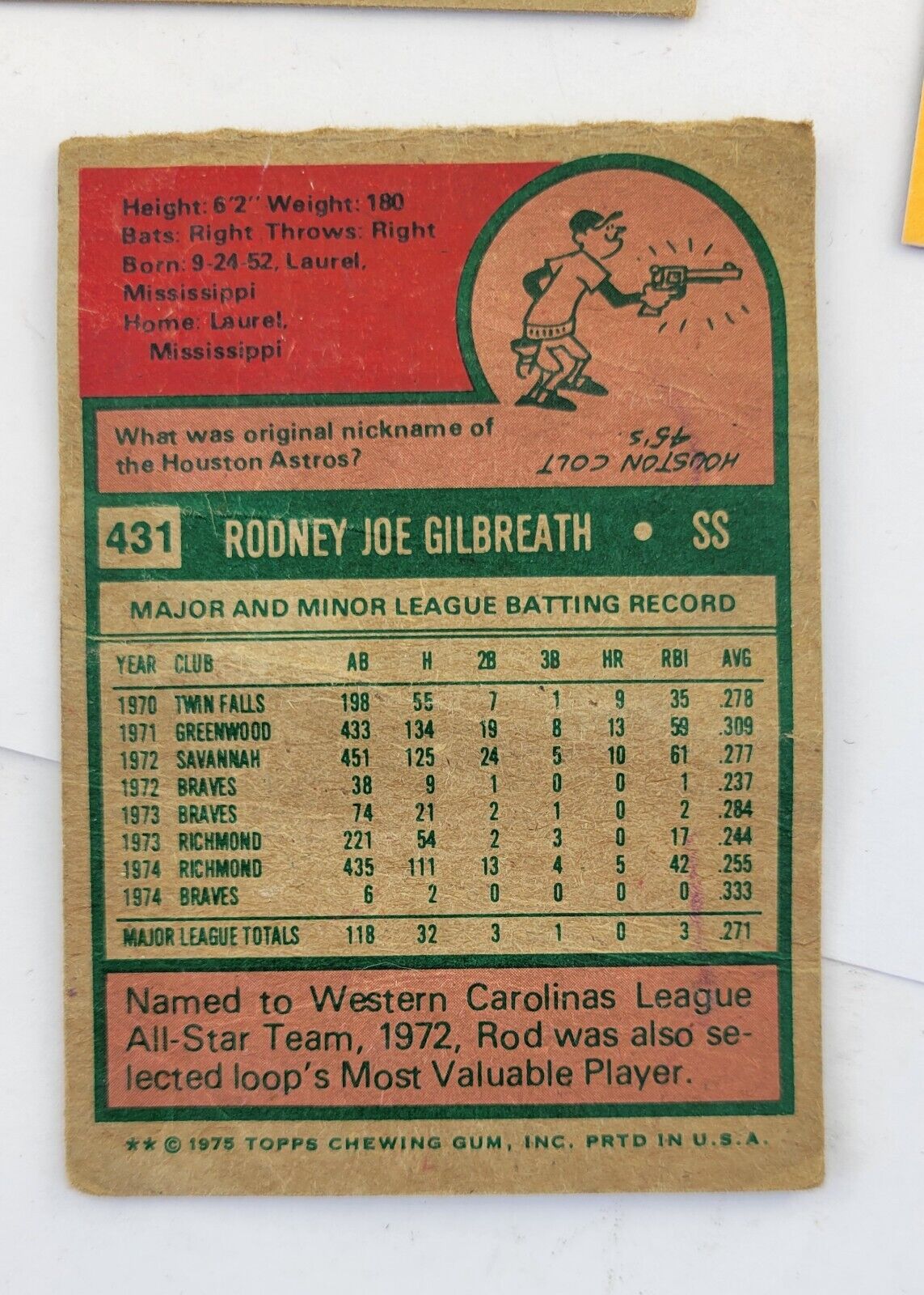 Topps Leaf Baseball Cards Lot Griffy Jr, Reggie Jackson, Gilbreath, Cowens MLB