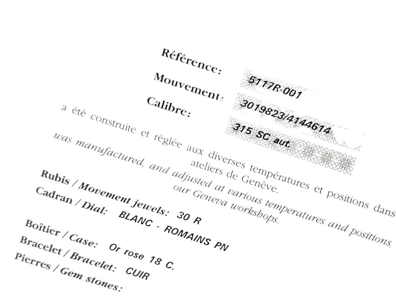 Patek Philippe Calatrava (5117R001) Self-Winding Automatic watch 37mm Rose gold