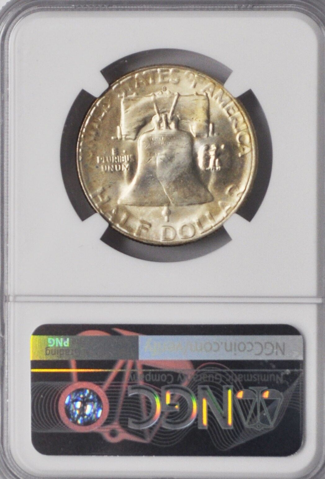 1954 S 50c Franklin Silver Half Dollar NGC MS65 San Francisco Bugs Bunny FS-401