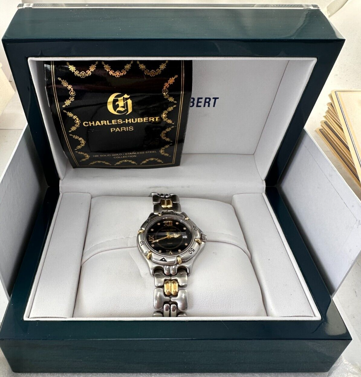 Charles Hubert Paris Watch 18KT/Stainless Steel