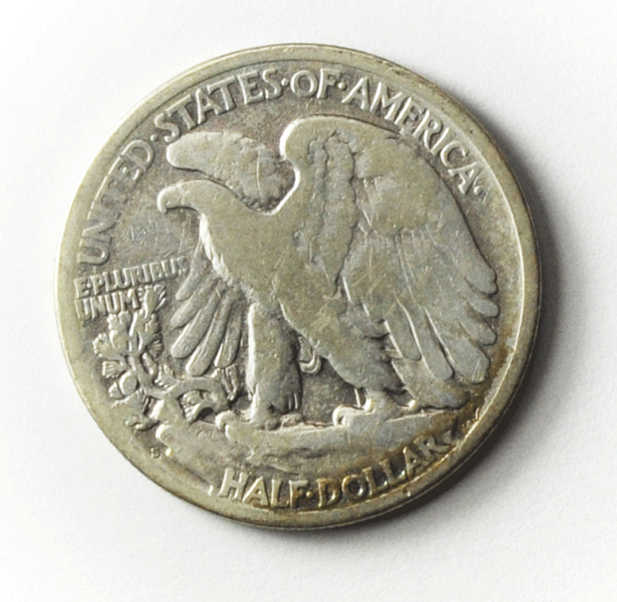 1918 S 50c Walking Liberty Silver Half Dollar San Francisco Rare