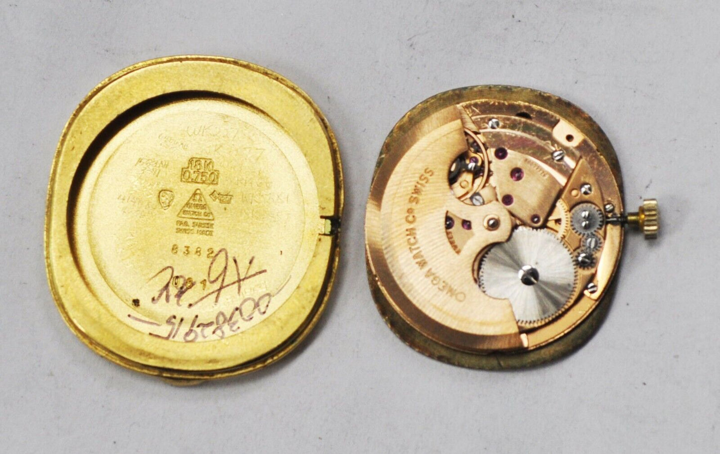 1973 Omega 711 Automatic De Ville 24J Saudi Arabia Dial 18k 29mm Mesh 7.75" 8382