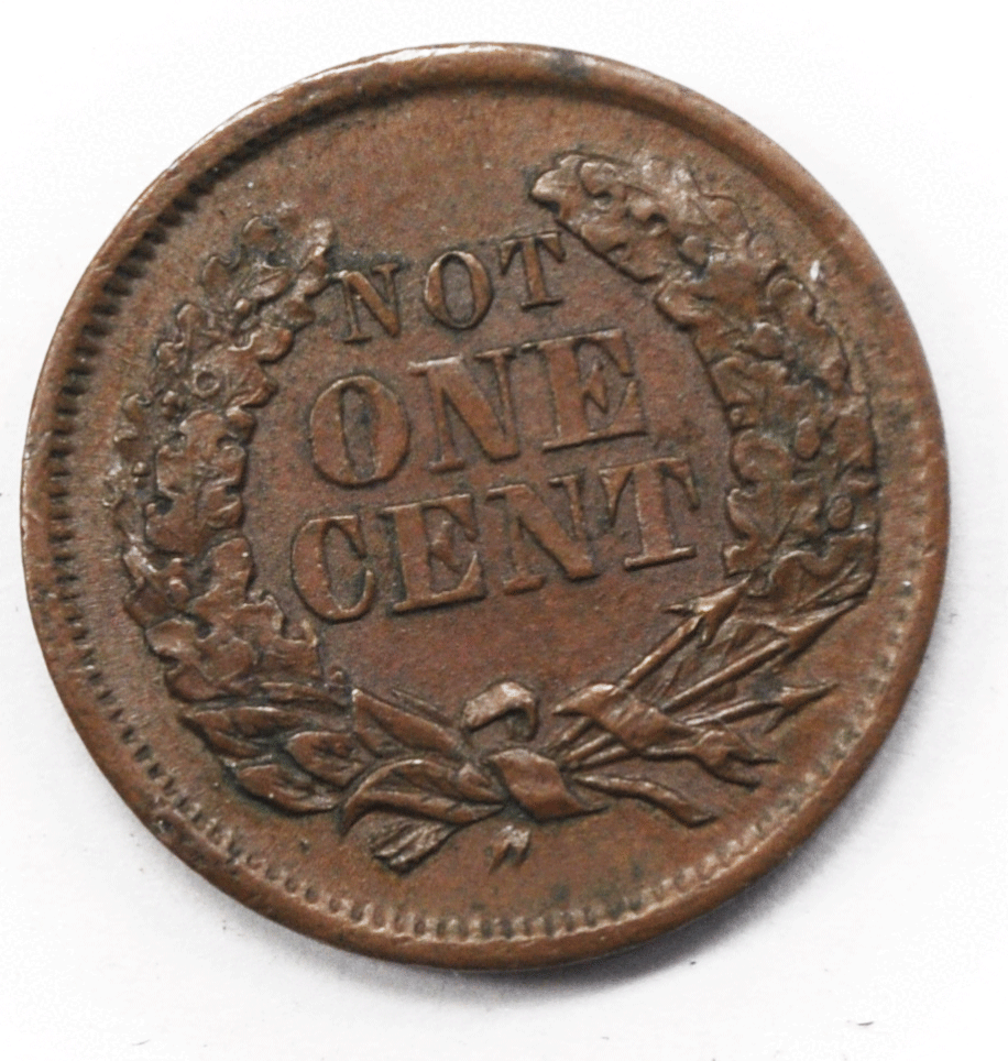1863 Civil War Token EX Sigel Not One Cent Rare 19mm