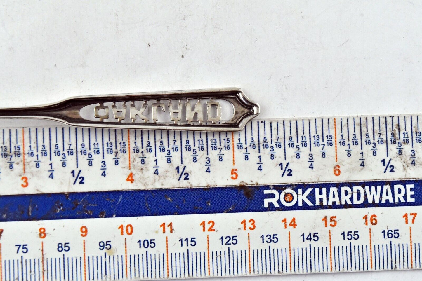 Oakland Ca. Sterling Silver Souvenir Spoon 5 1/4" by Watson .34 oz.