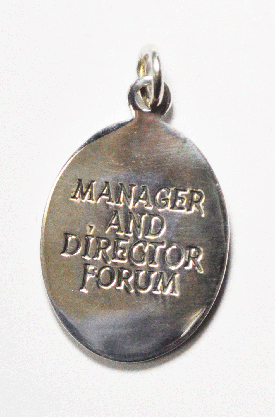 Sterling Silver Silpada Designs 2012 Oval Manager & Director Forum Pendant 35mm