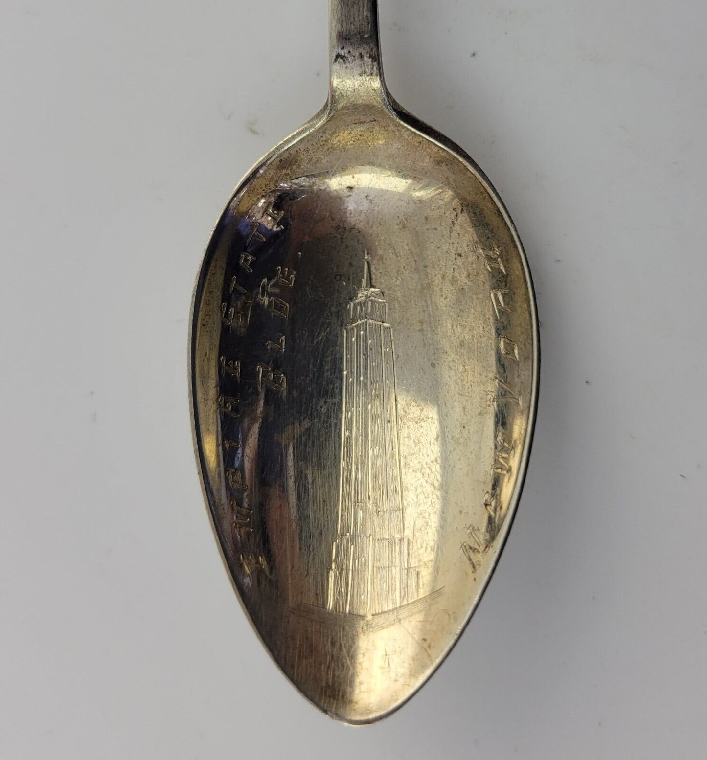 New York Sterling Silver 5 1/2" Souvenir Spoon by Manchester .43oz