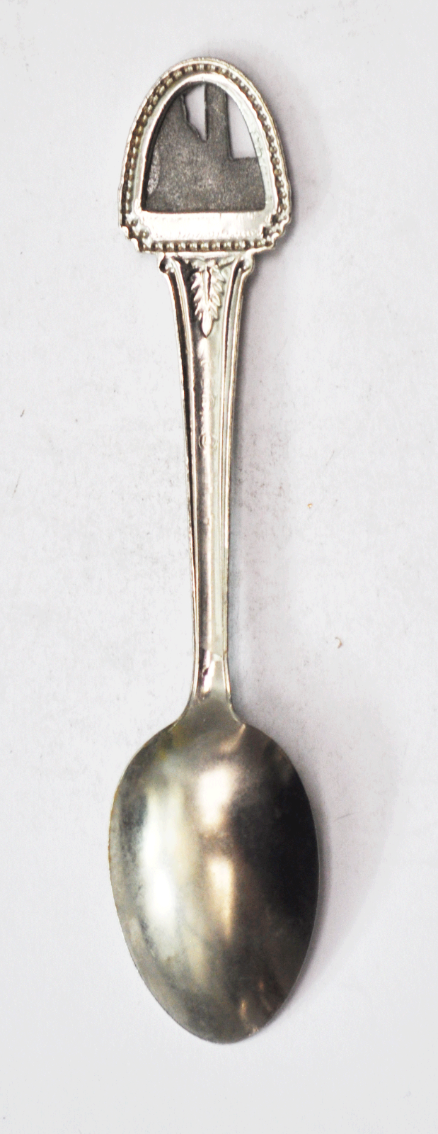 Silver Plated Washington DC Capitol Building Cut Out Handle Souvenir Spoon 4.5"