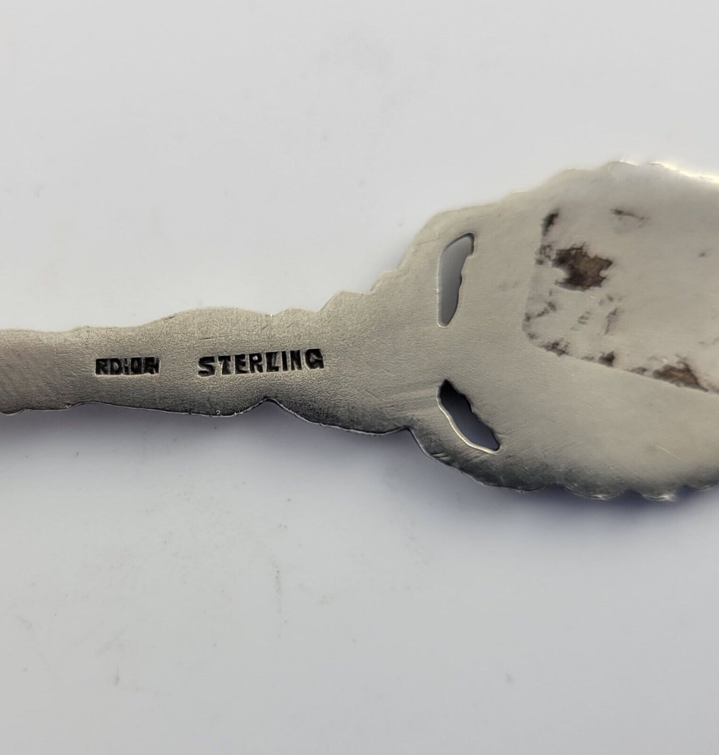 Toronto Canada Enameled Sterling Silver 5 1/4" Souvenir Spoon .86oz.