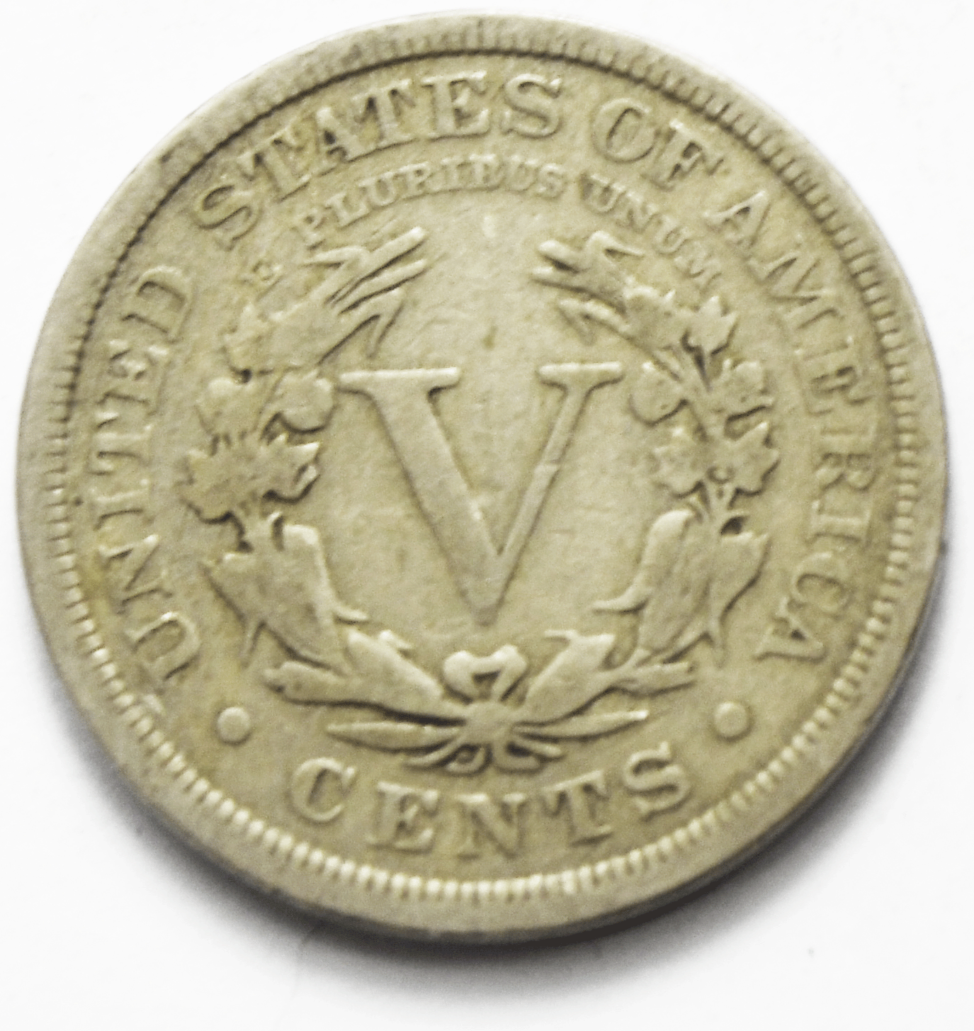 1912 5c V Liberty Nickel Five Cents Rare US Philadelphia
