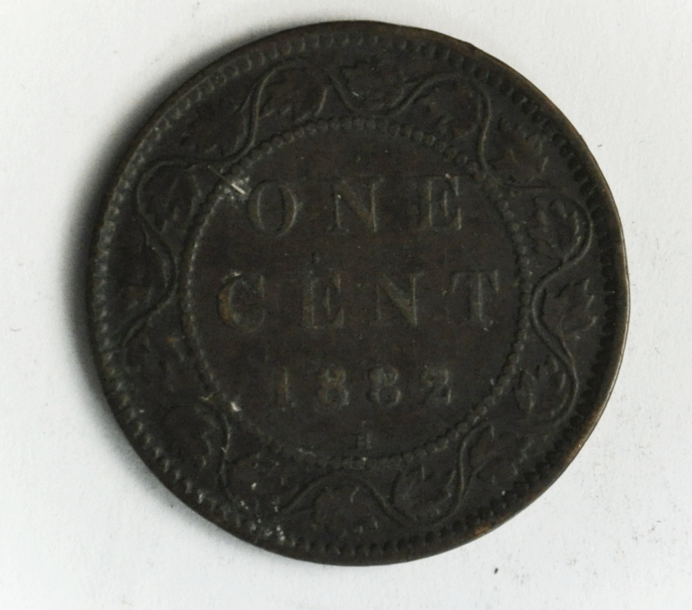 1882 1c Canada One Large Cent KM#7 Bronze