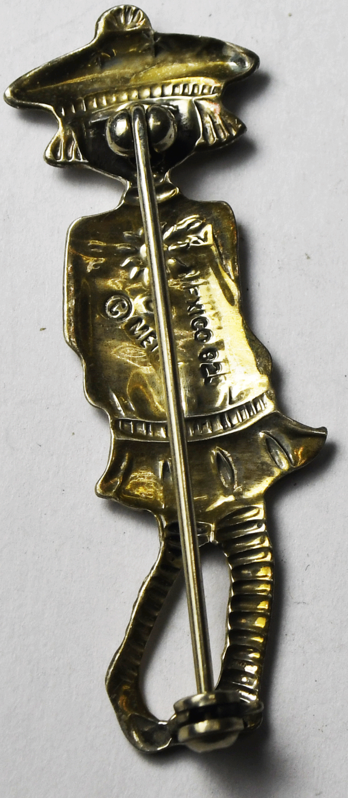 Sterling Meink Mary Engelbreit Sweet Little Girl Wearing Hat Brooch 44x15mm