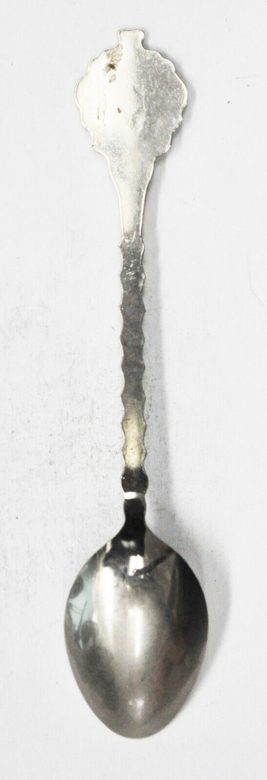 Silver Plated Liechtenstein Enamel Souvenir Spoon 4-5/8"