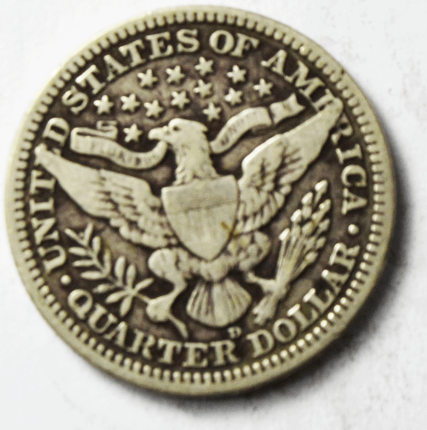 1915 D 25c Barber Silver Quarter Dollar Twenty Five Cents Denver