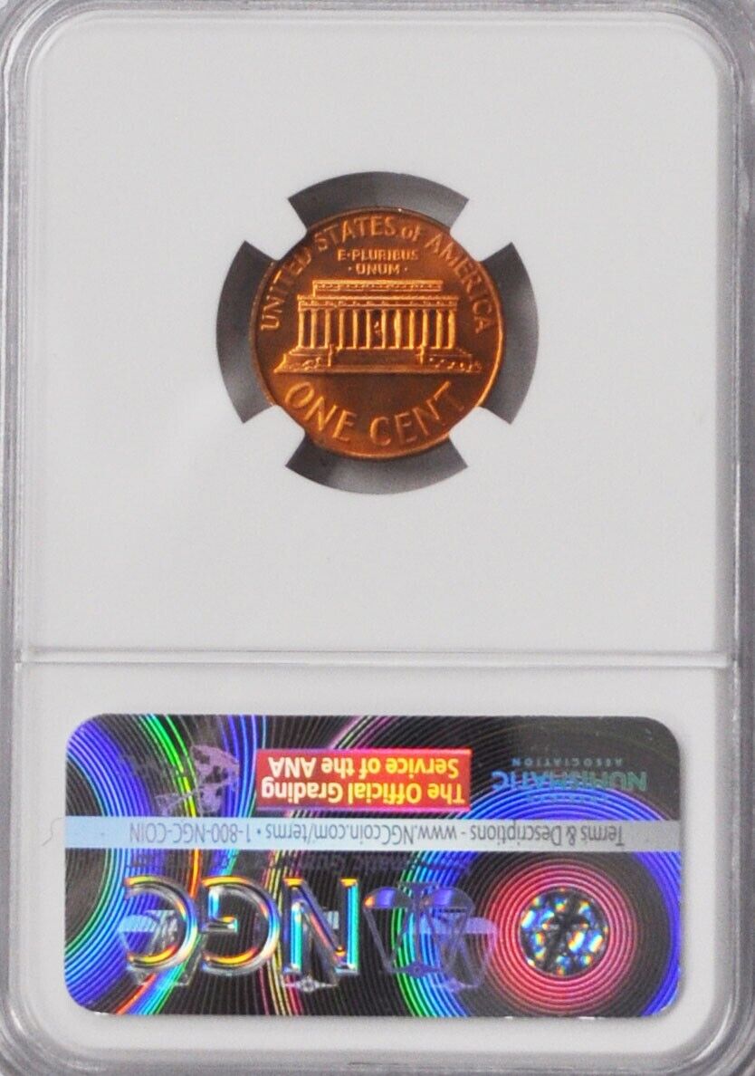 1966 SMS 1c Lincoln One Cent Memorial Cent NGC MS 66 RD Gem Uncirculated