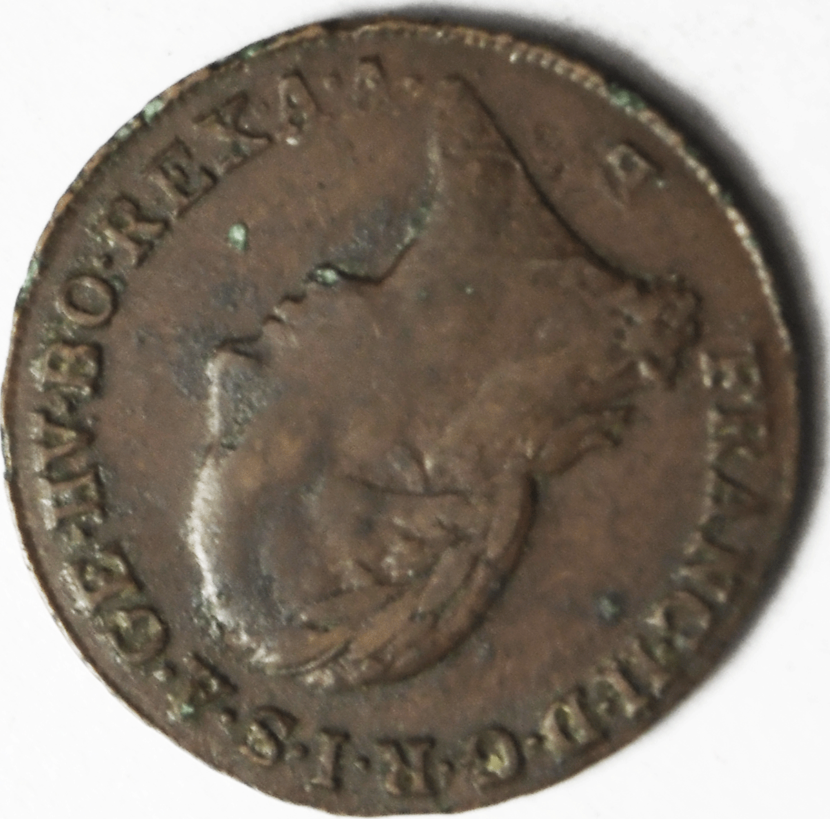 1800 B Austria Kreuzer Copper Coin