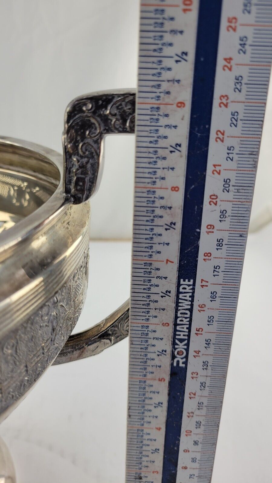 Friedman Silverplate Dutch Scenes Reticulated Repoussé Handled Centerpiece