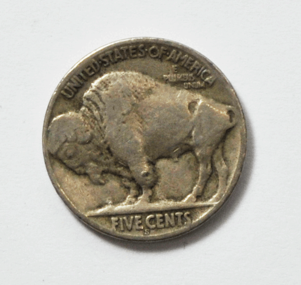 1927 S 5c Buffalo Nickel Rare Five Cents US Coin San Francisco