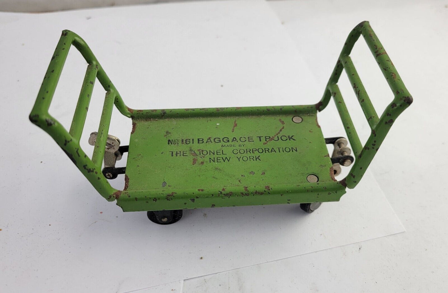 Lionel Prewar Metal Baggage Truck No.161 New York O Gauge Lionel Corporation