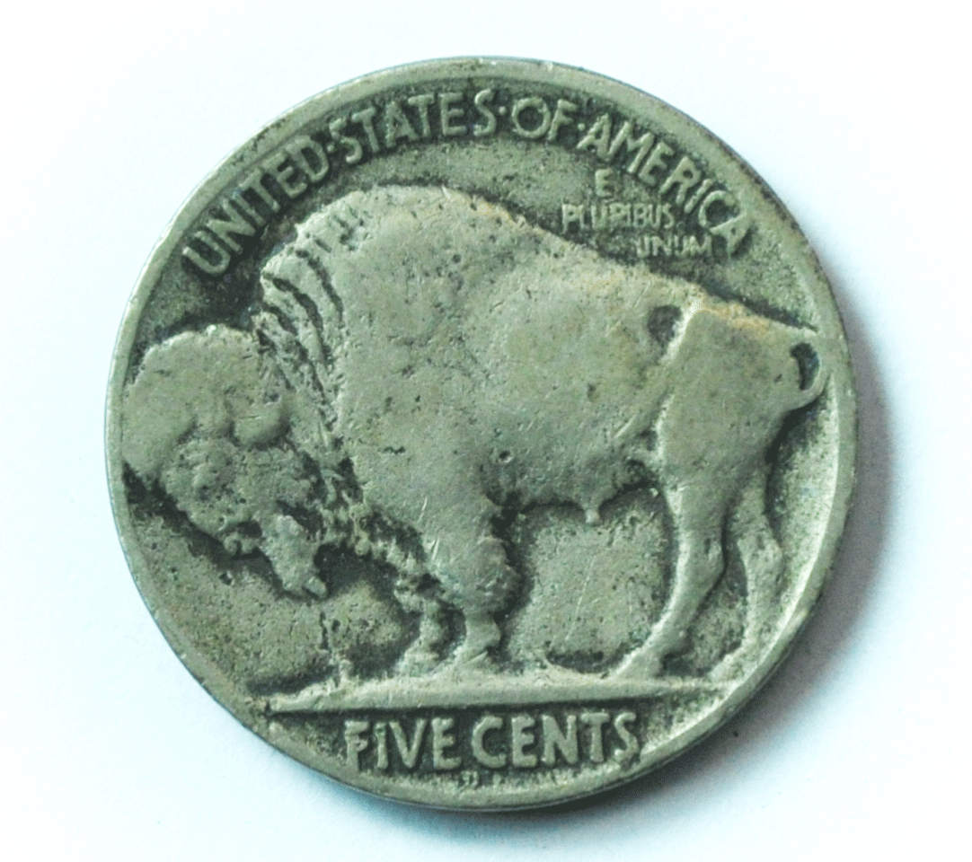 1924 D 5c Buffalo Nickel Five Cents US Denver Rare