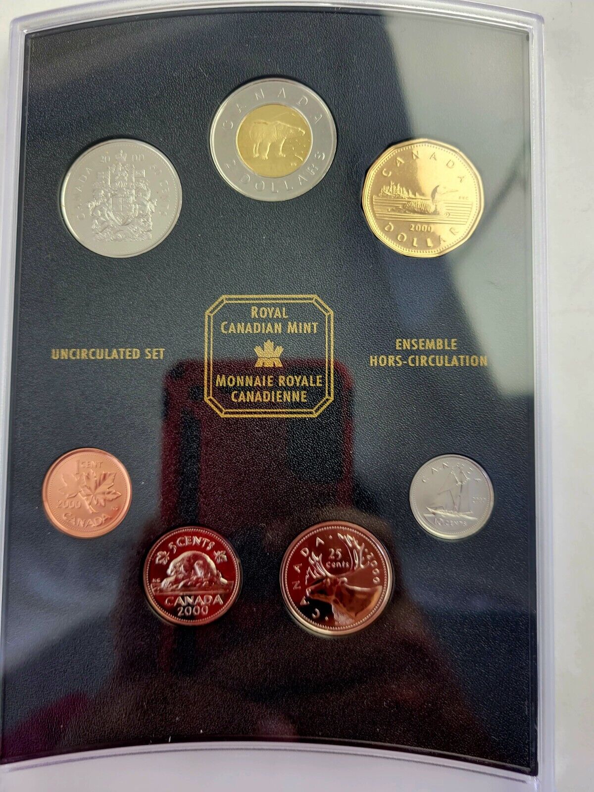 2000 OH! CANADA! Uncirculated 7pc Coin Set Images Of Canada Royal Canadian Mint