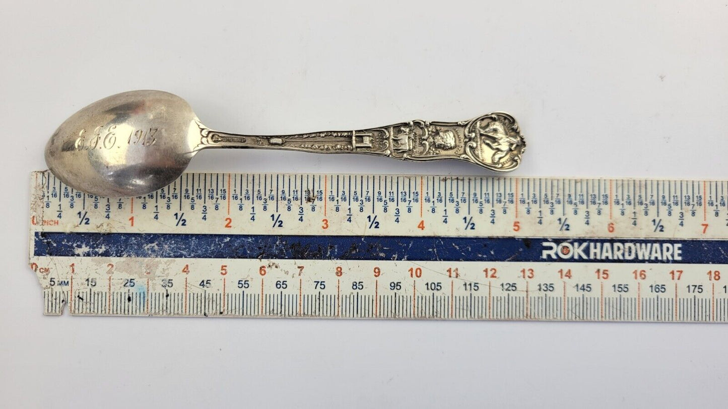 Pikes Peak Summit Sterling Silver 5 1/8” Souvenir Spoon .49oz. by Mechanics