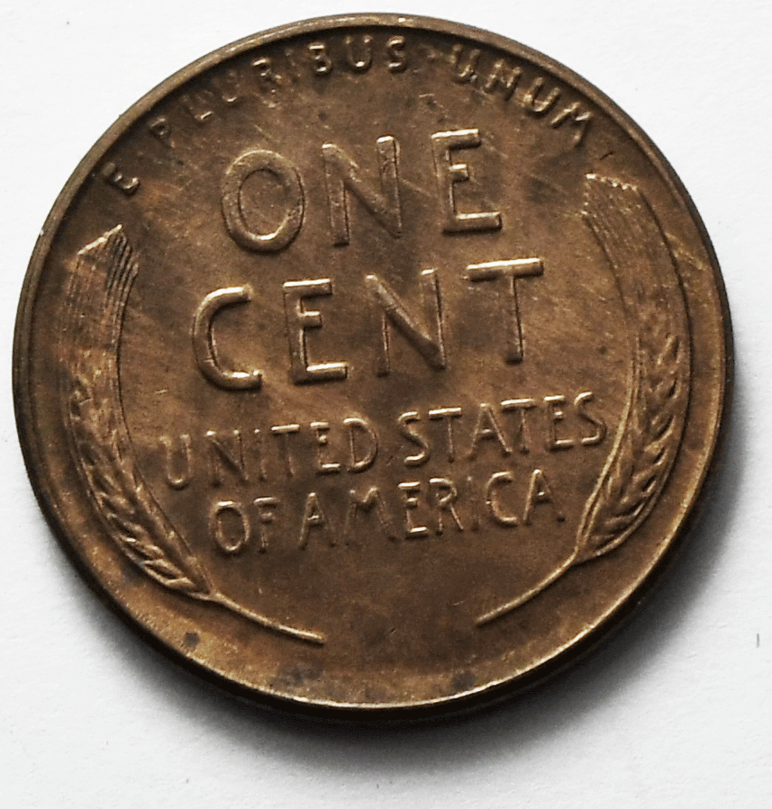 1939 S 1c Lincoln Wheat Cent One Penny San Francisco Uncirculated Rare