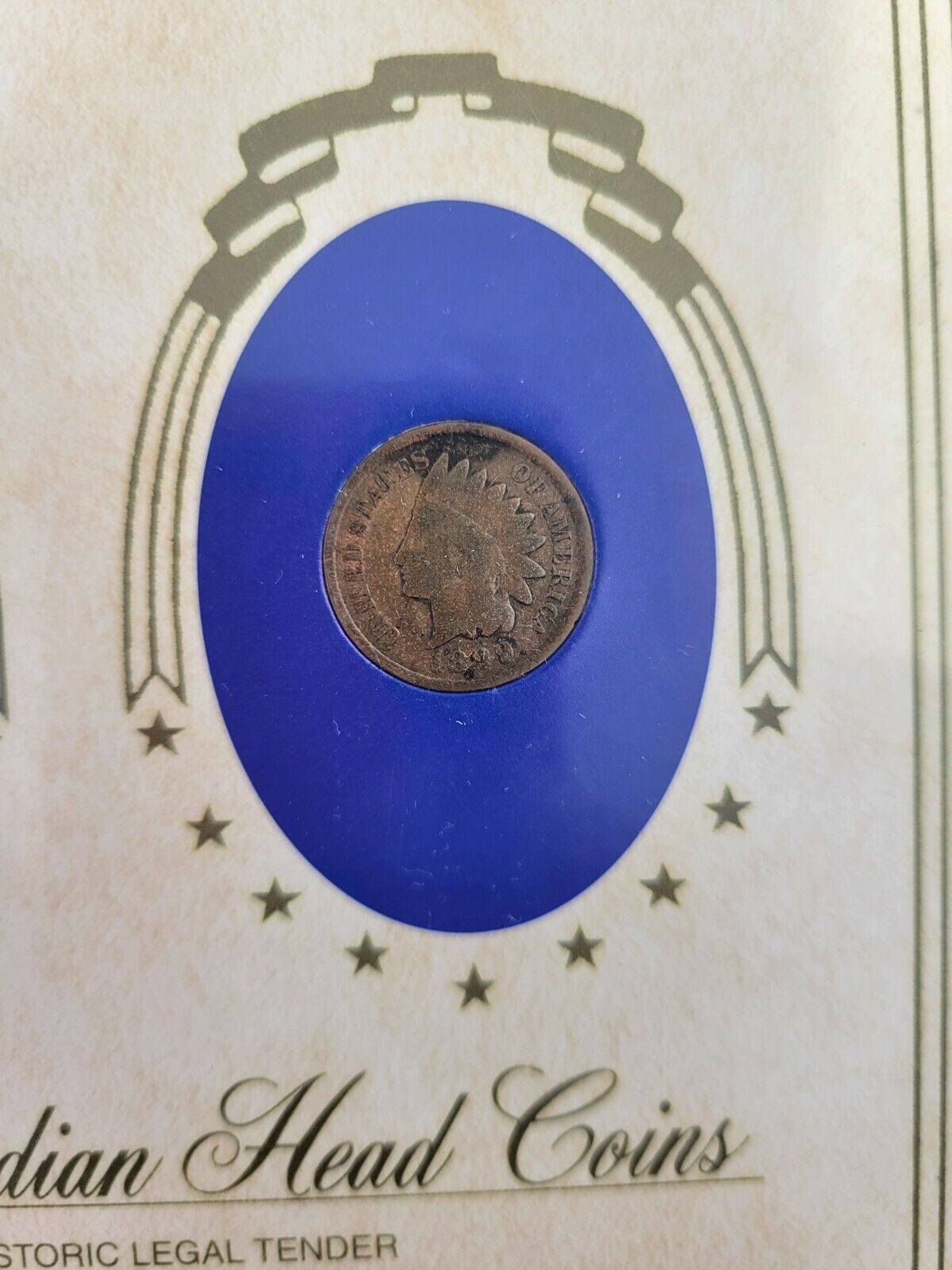 US Commemorative Fine Art Gallery American Indian Head Coins Set