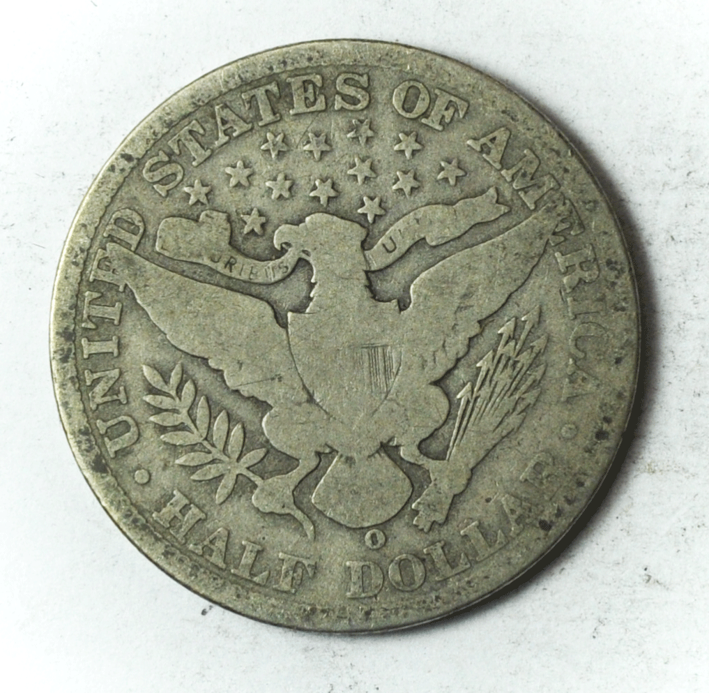 1906 O 50c Barber Silver Half Dollar Rare Fifty Cents US New Orleans