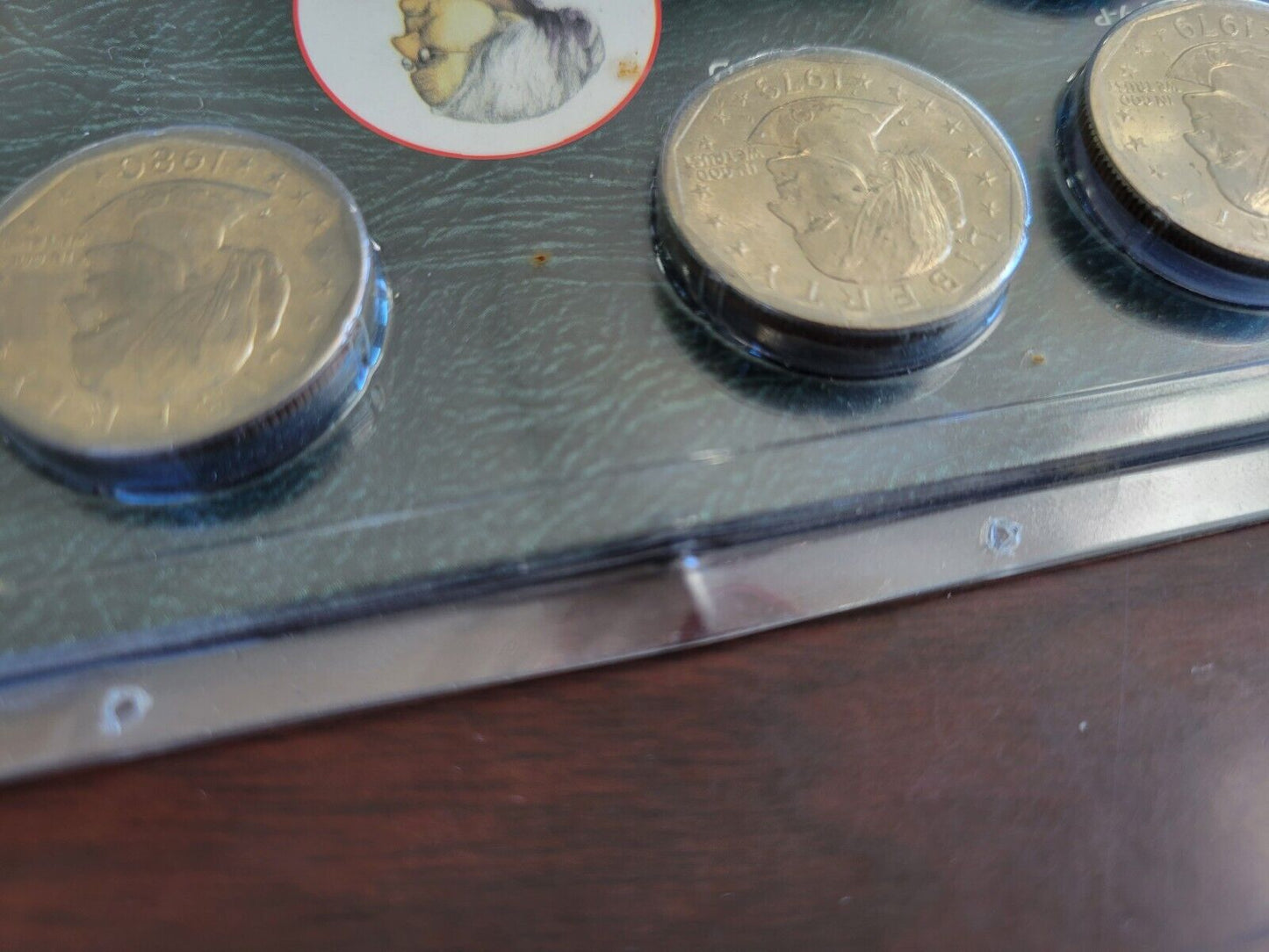 Susan B Anthony Dollar Set 1979 & 1980 Apollo 11 Littleton