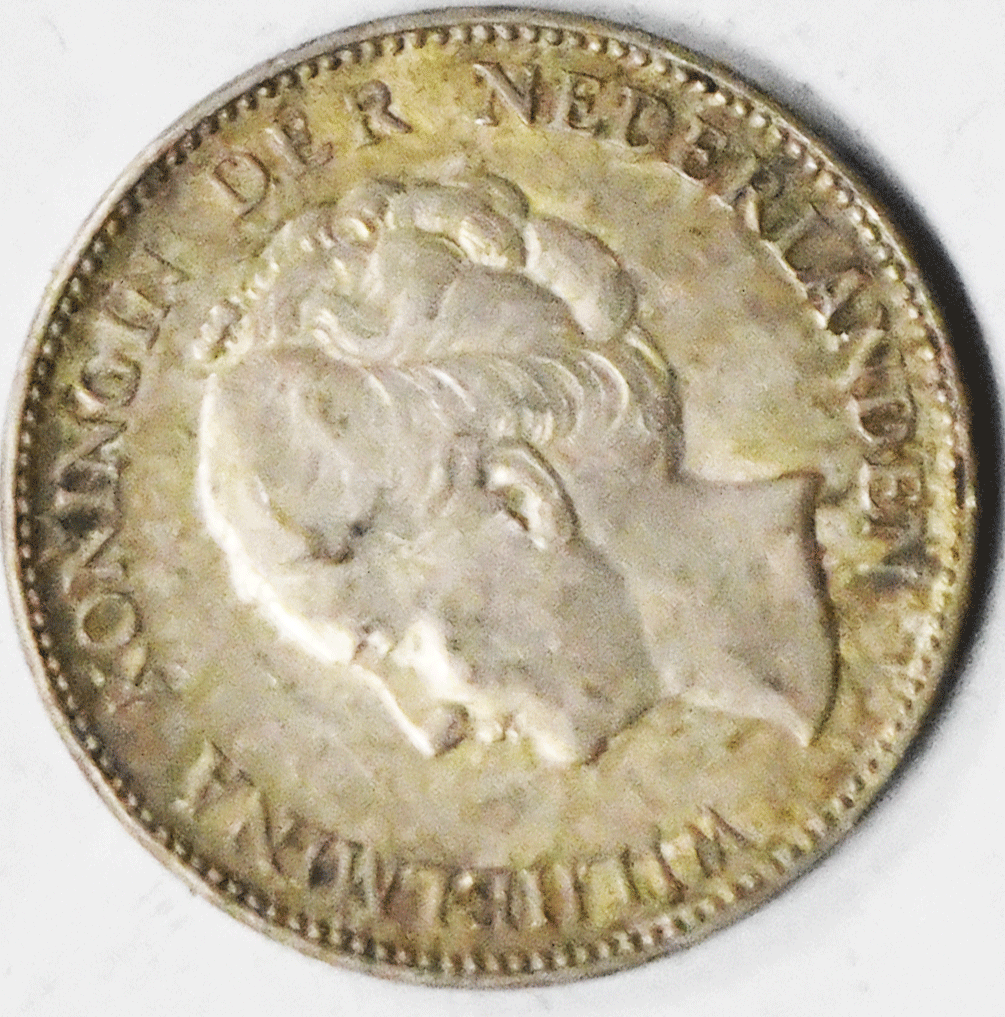 1923 1G Netherlands One Gulden Silver Coin KM# 161.1