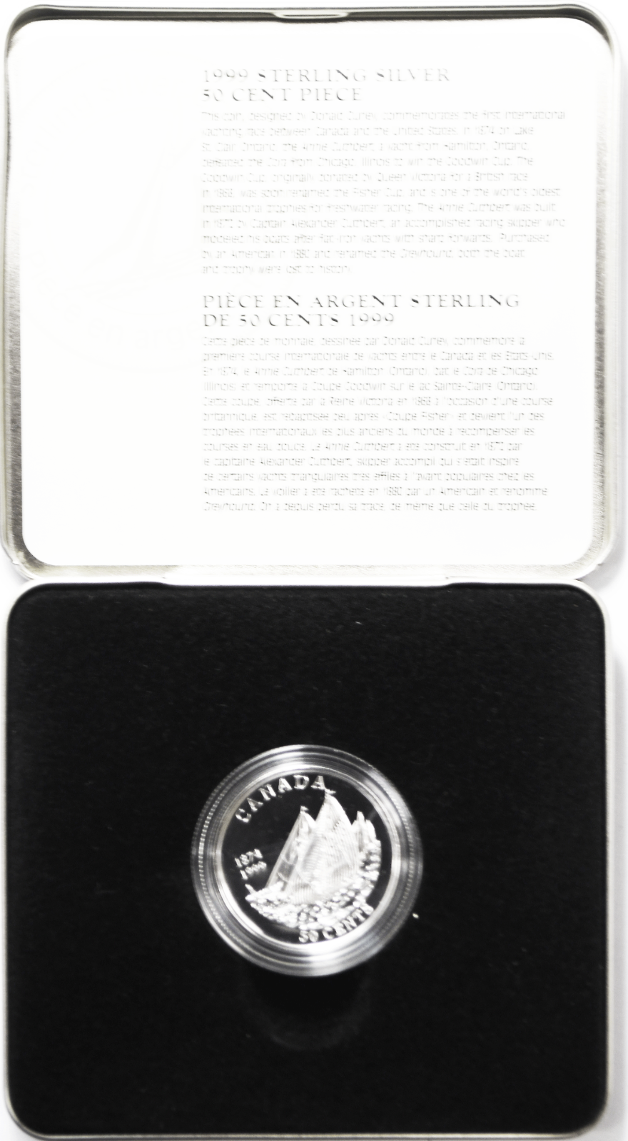 1999 Canada Proof Sterling Silver 50 Cents KM# 334
