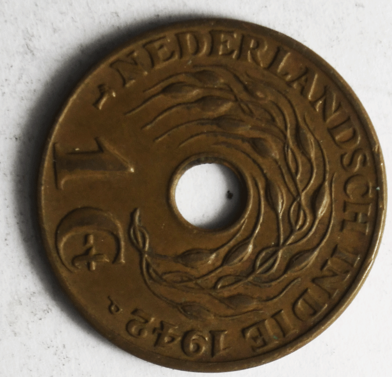 1942 P Netherlands East Indies Cent KM# 317