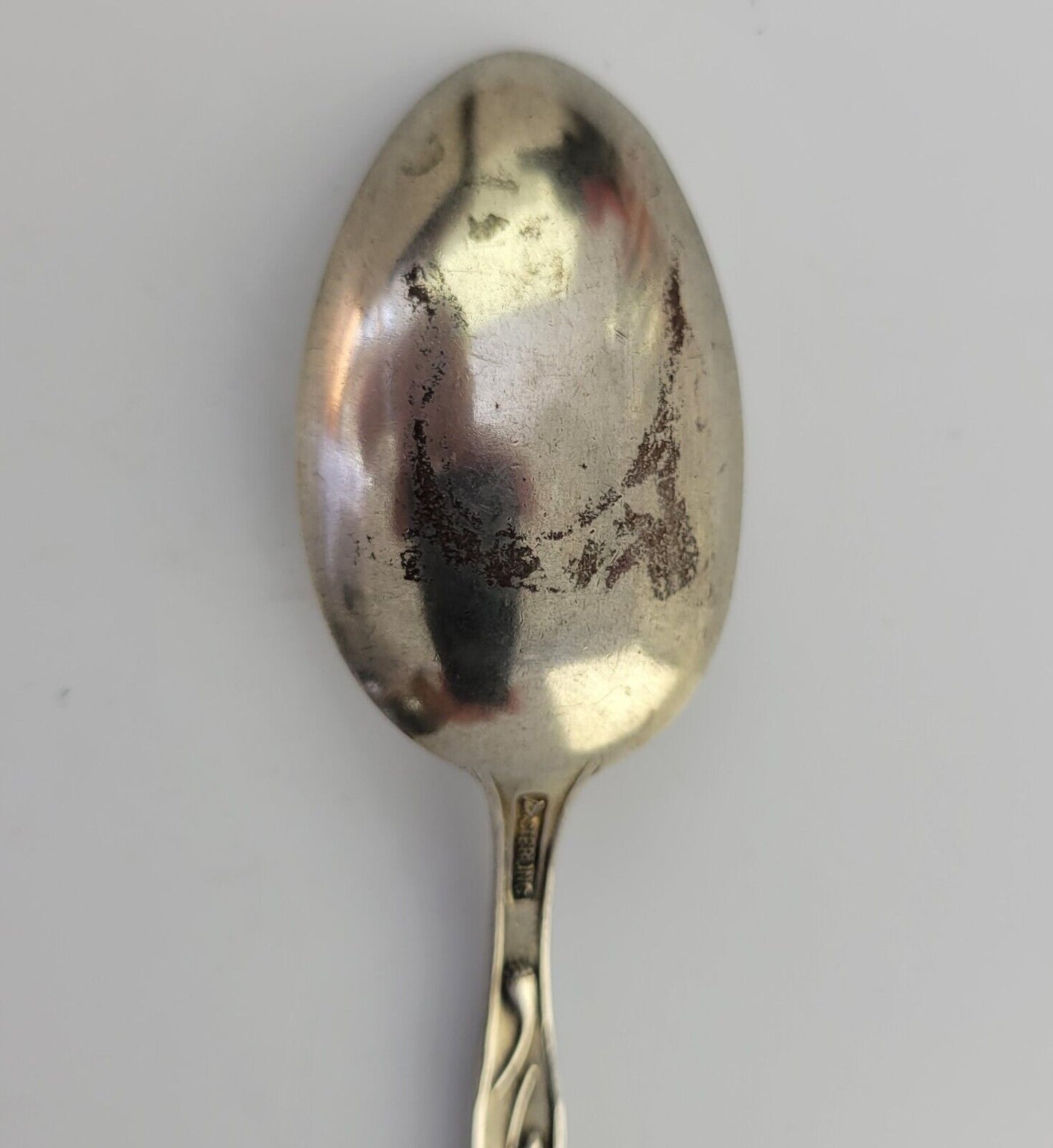 Capital Building Topeka Kansas Sterling 5 3/8" Souvenir Spoon by Mechanics .69oz