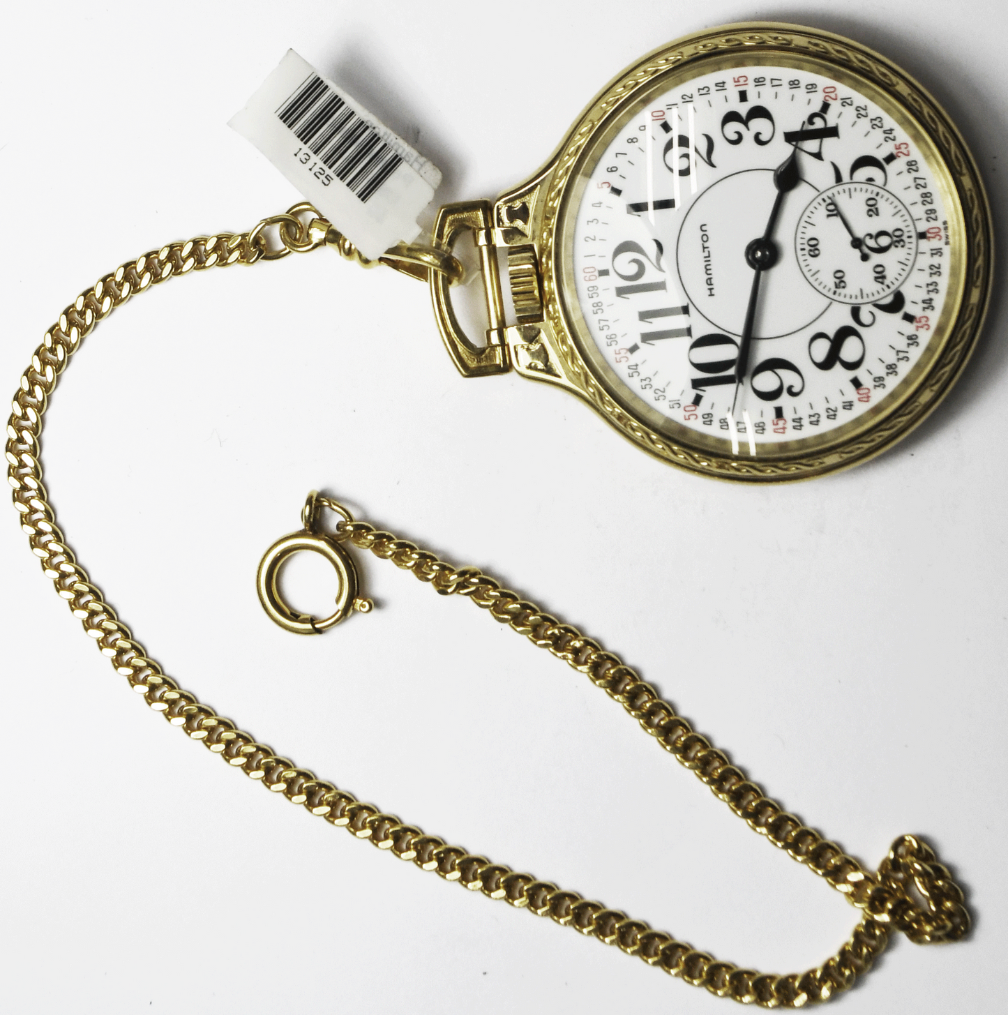 Hamilton Broadway Limited 892 Size 16 17J OF Skeleton Pocket Watch