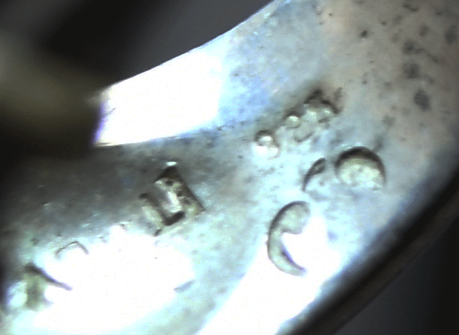 Sterling Silver & 18k Gold Double X Stripe Designer Ring 14mm Size 6