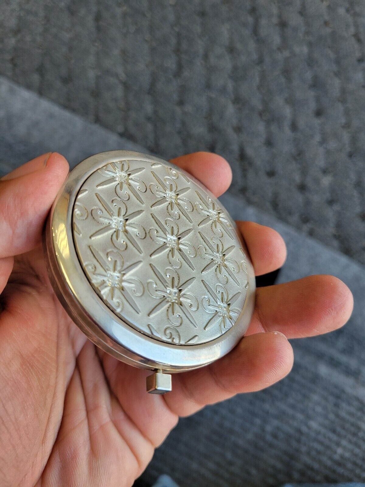 Irving Rice Double Mirror Compact Complete w/Box And Bag