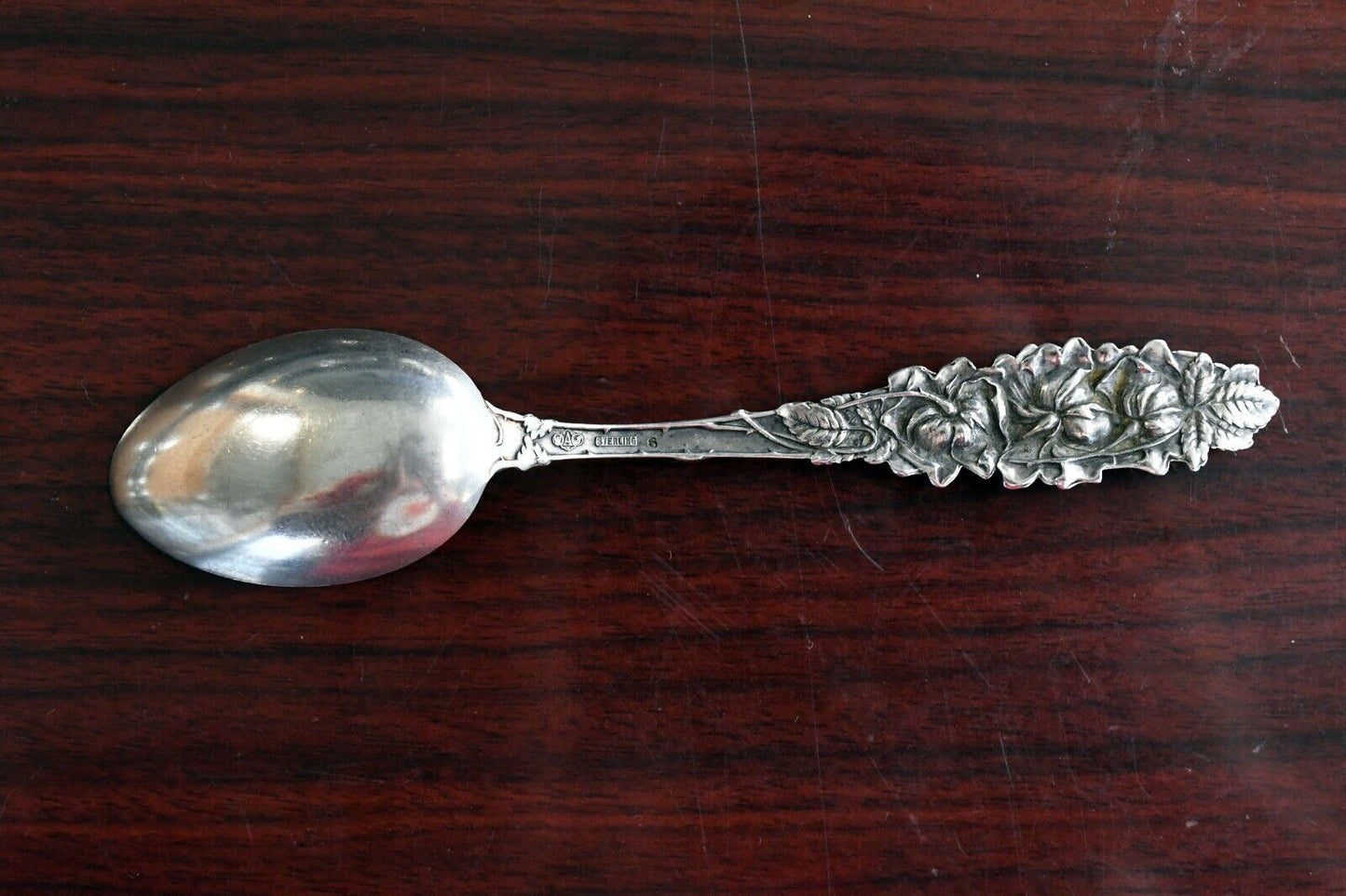 Rose by Alvin .79 oz. Sterling Silver Five O' Clock Spoon 5 1/2"