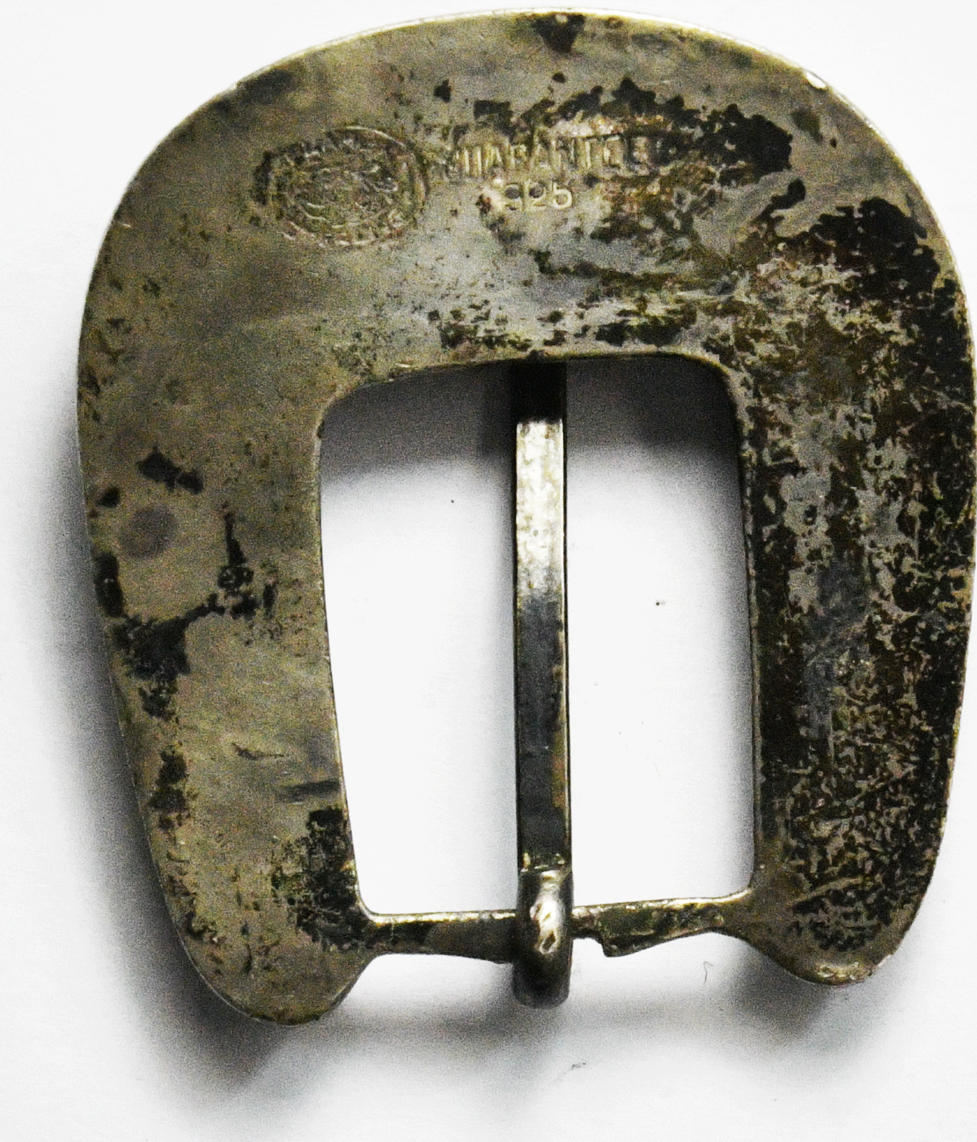 Sterling Silver Plamex Heavy Belt Buckle 1-3/4" x 1-1/2" 17mm Belt