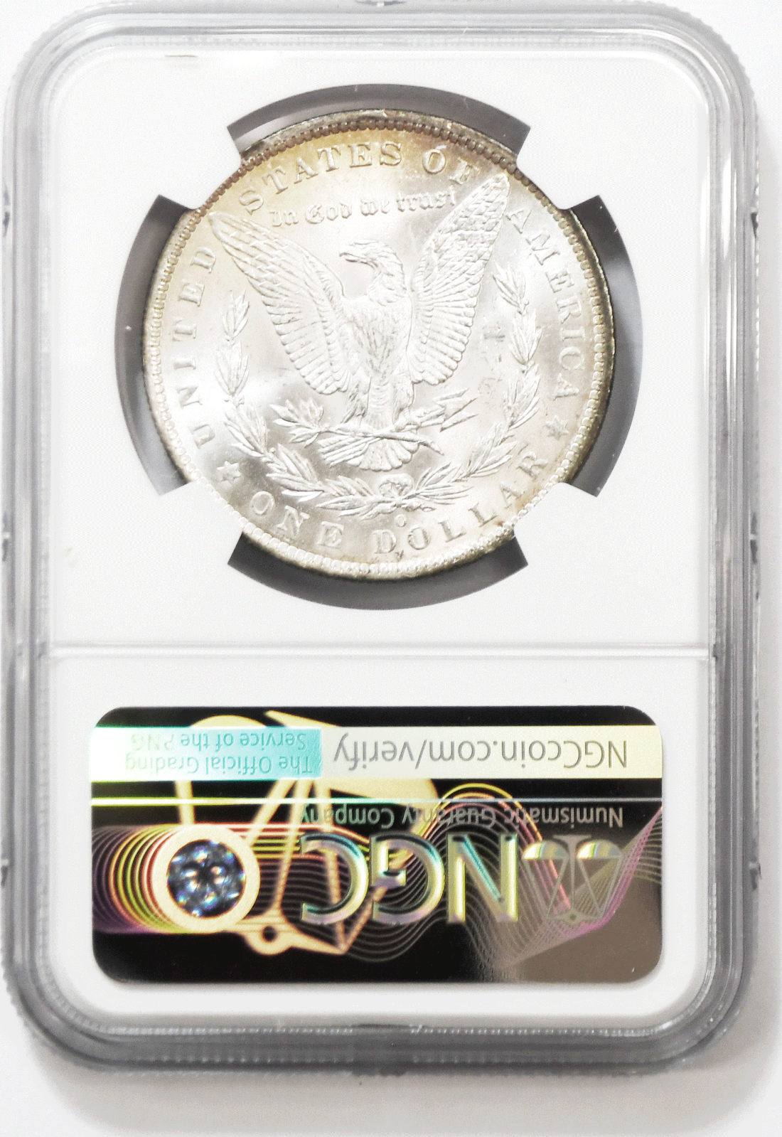 1885 O $1 Morgan Silver One Dollar NGC MS61 New Orleans Uncirculated