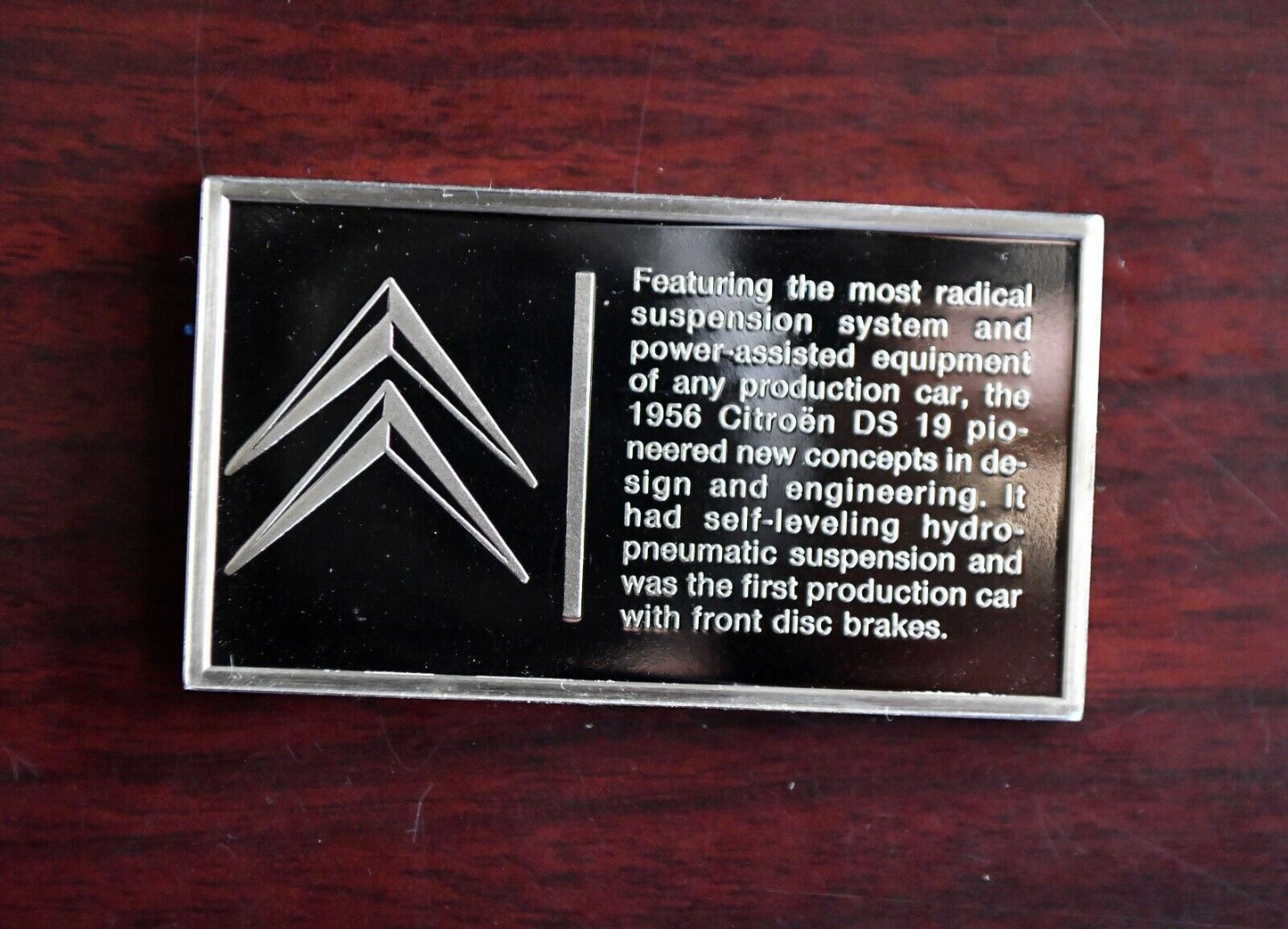 1956 Citroen Centennial Car Ingot Collection 1000 Grain Sterling Franklin Mint