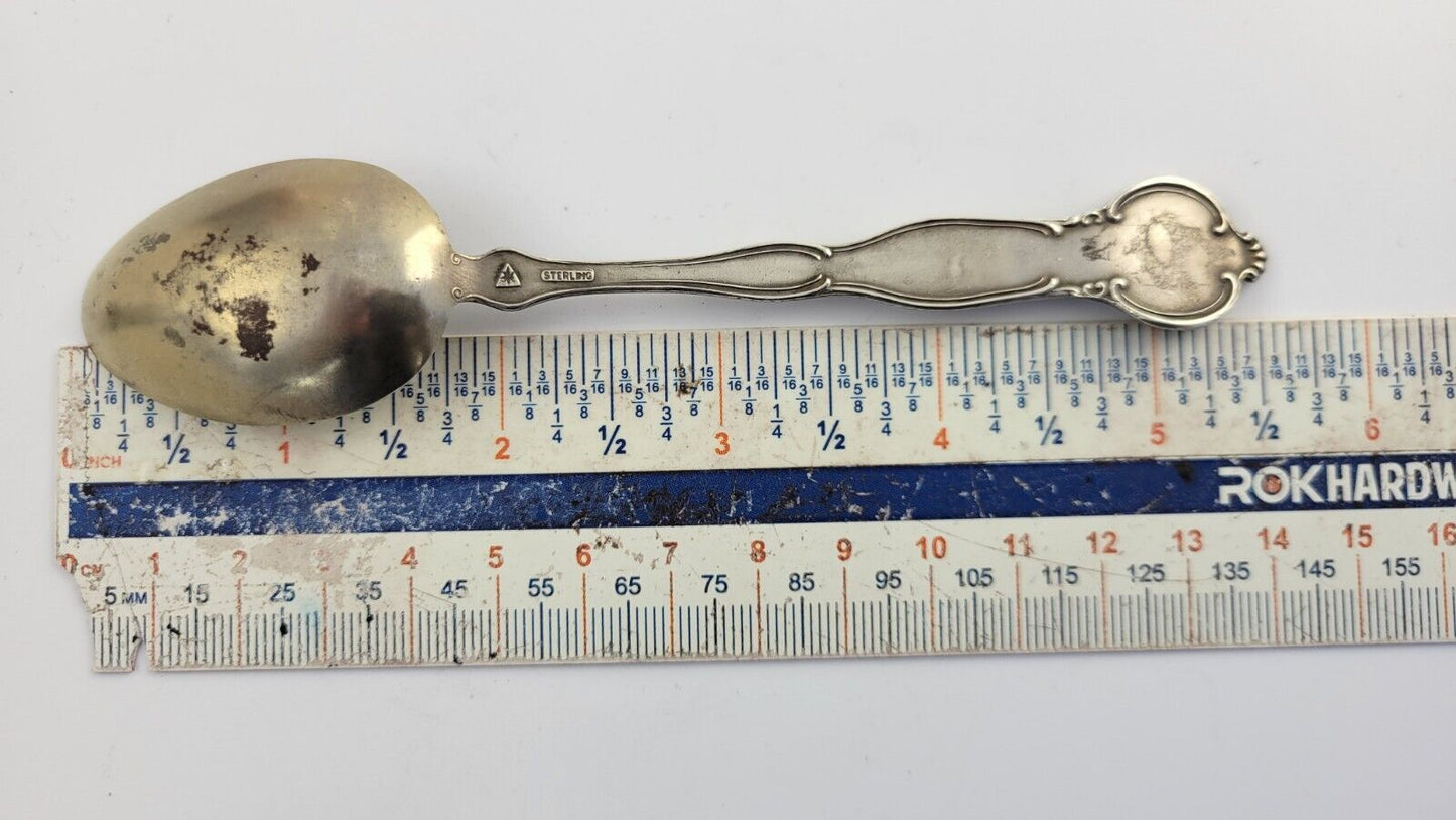 La Conner Washington 5 1/2" Sterling .925 Silver Souvenir Spoon .55oz.