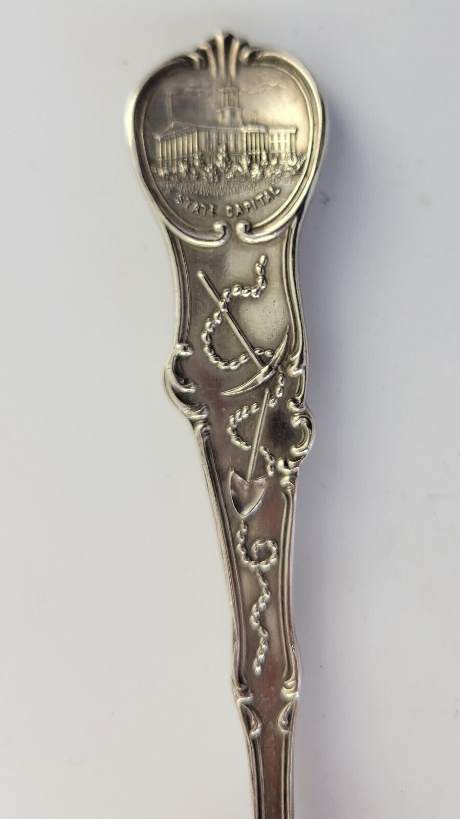 RARE! Tennessee State Sterling 5" Silver Souvenir Fork State Capital 1oz.