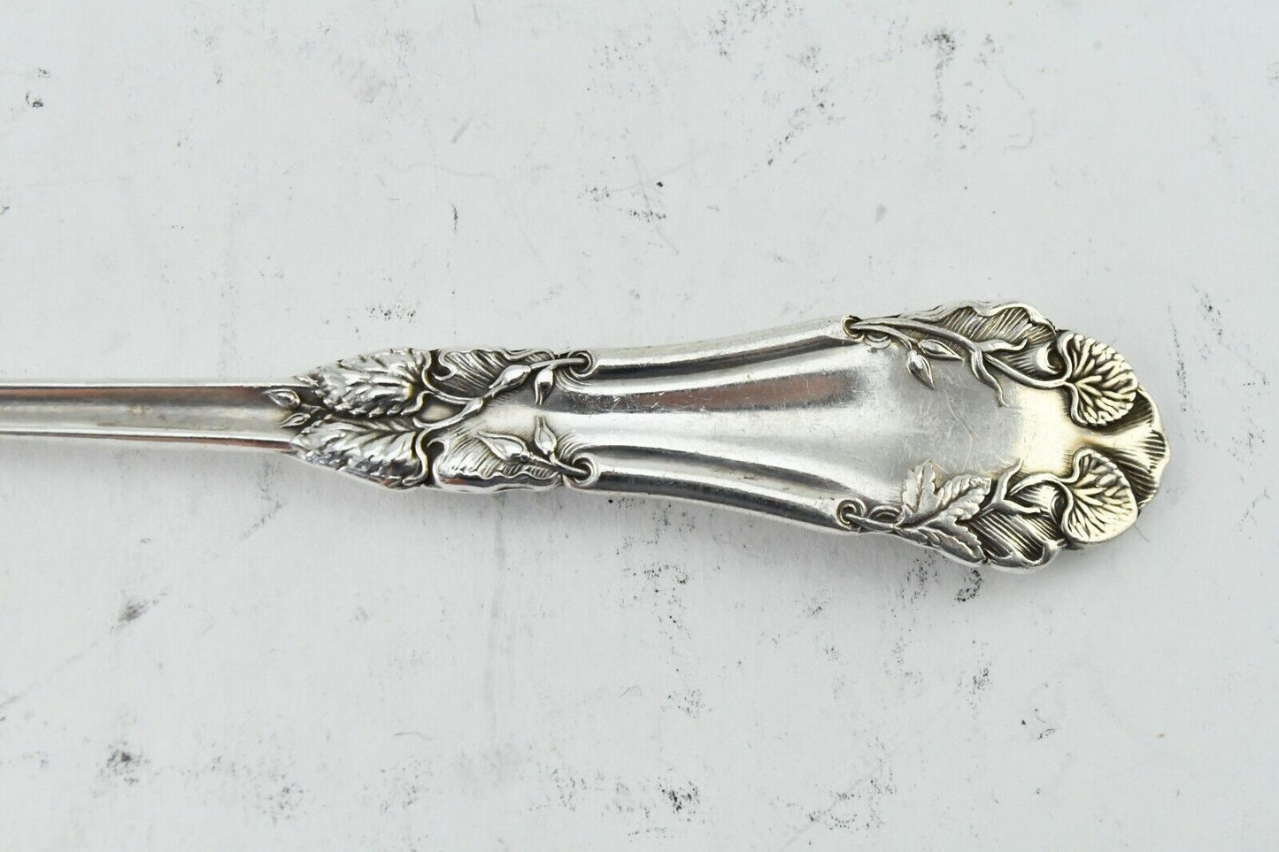 Marcell by International Sterling Silver Gold wash 5 3/8" Cocktail Fork .57 oz.