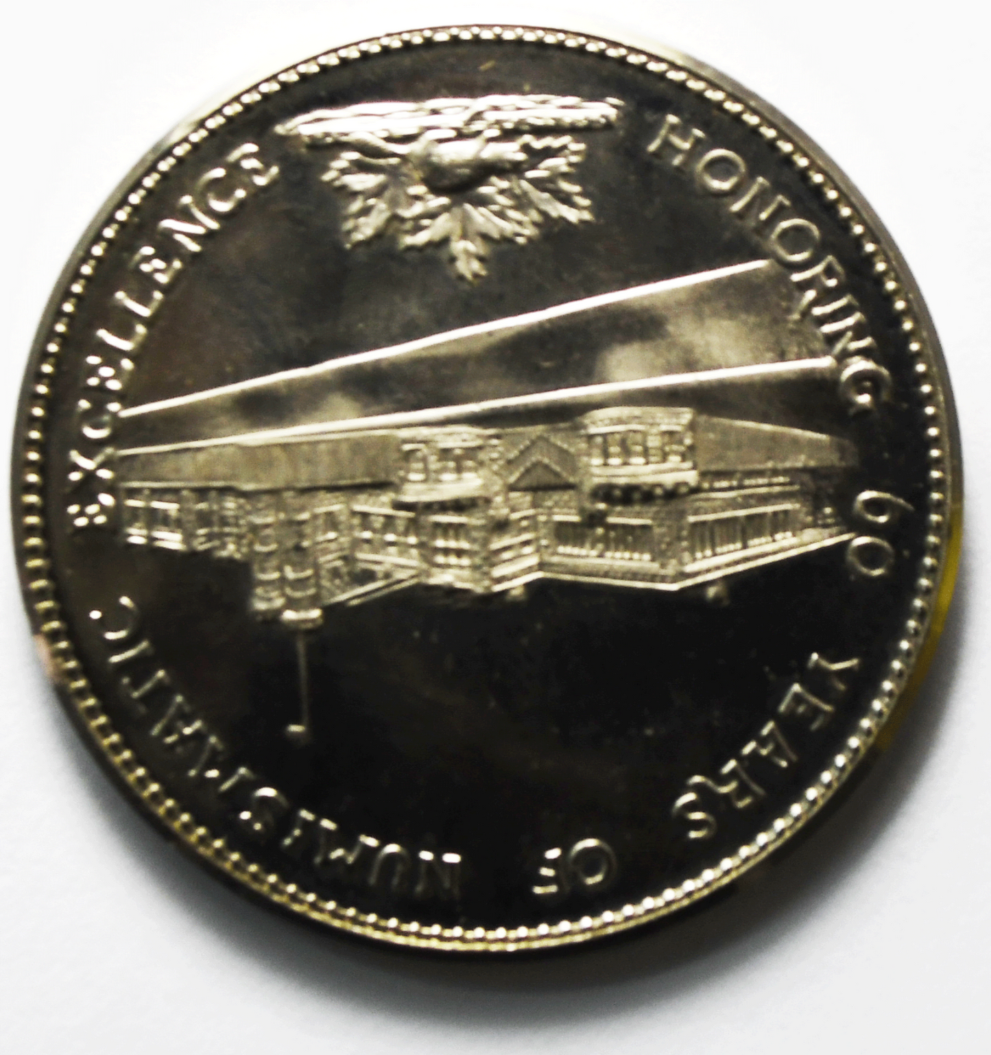 1968 Canada Proof Commemorative 60 Years Numismatic Dollar 38mm