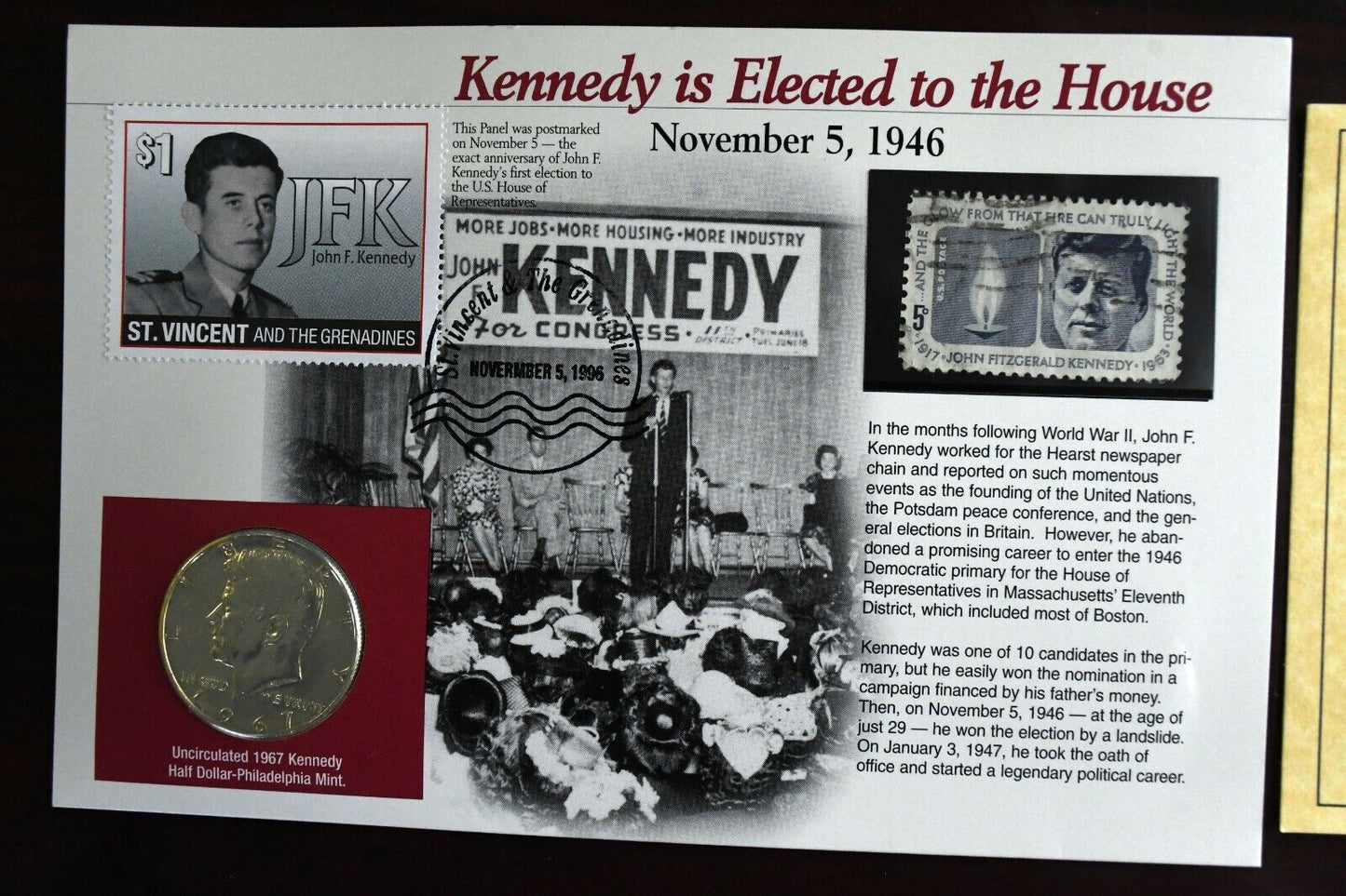 Publishers Clearing House Kennedy Half Dollar Program Elected to the House